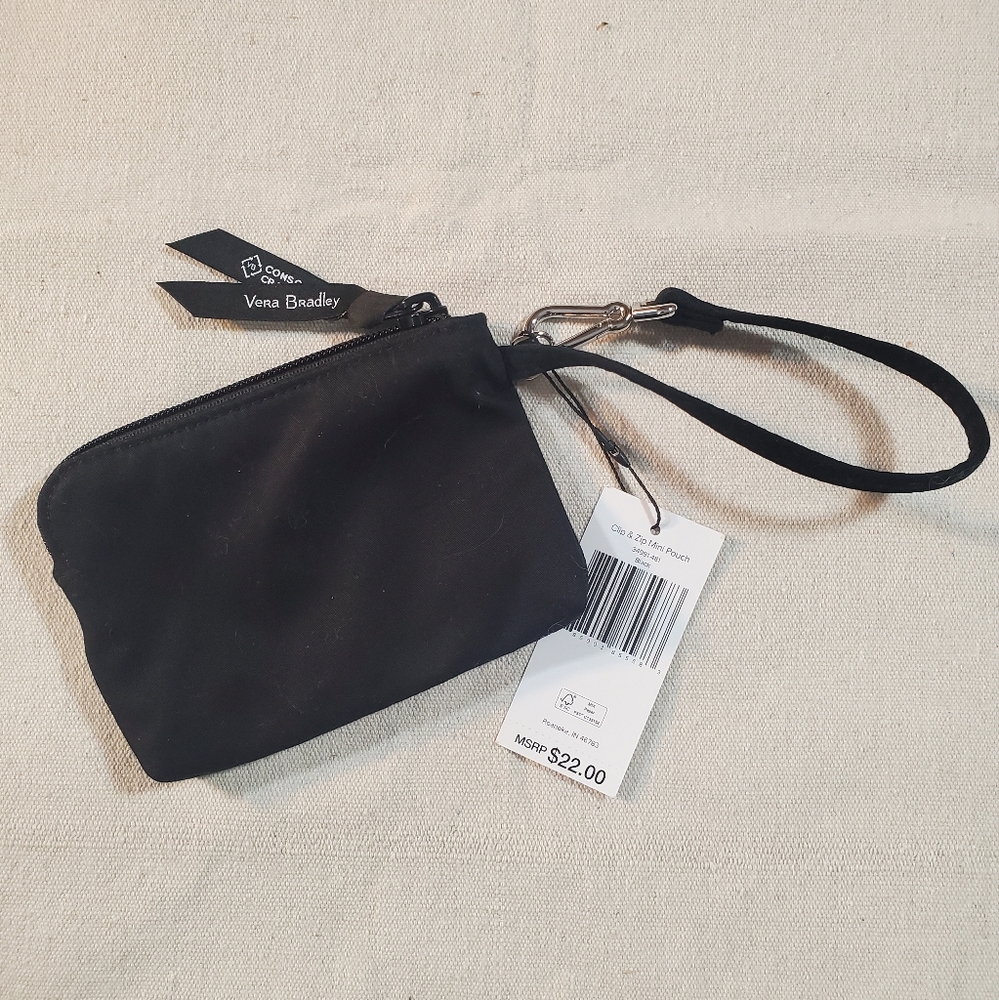Vera Bradley Clip & Zip Mini Pouch